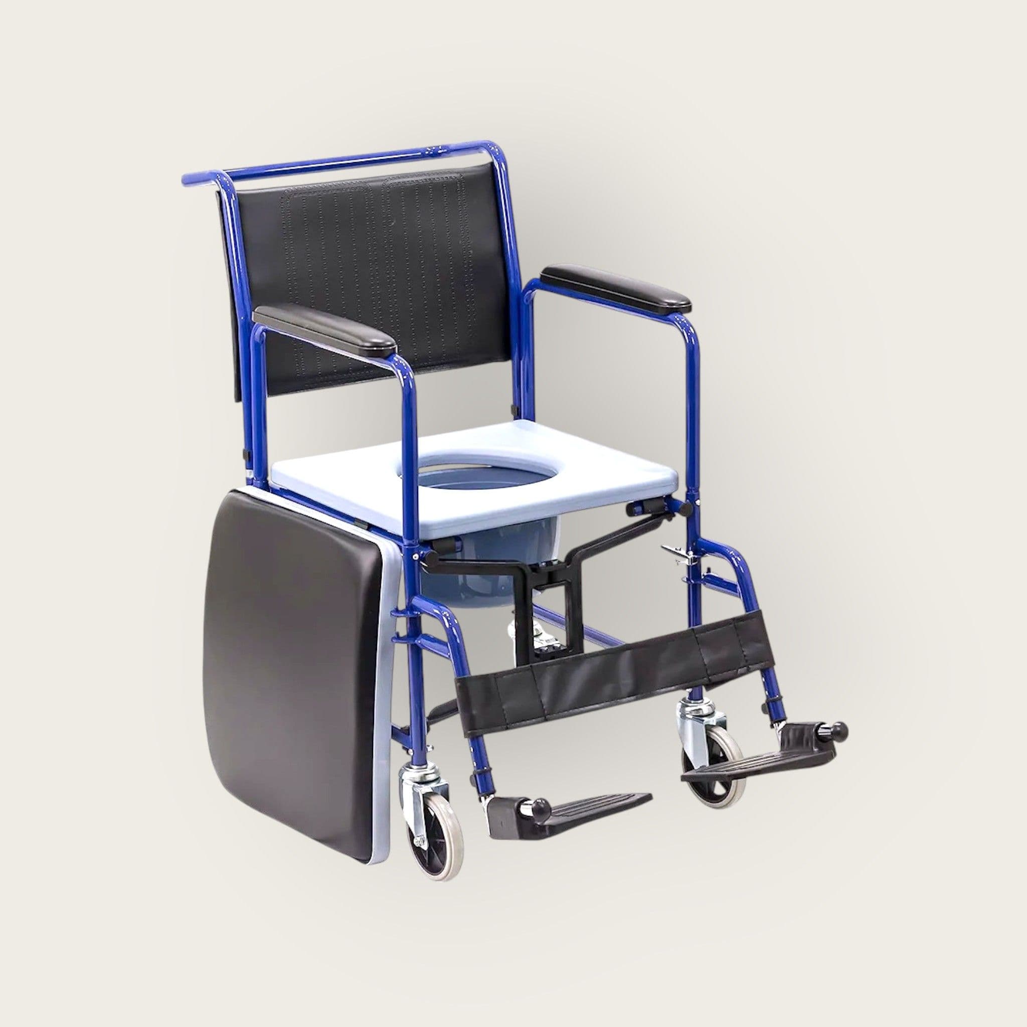 Commode Wheelchair 2-in-1
